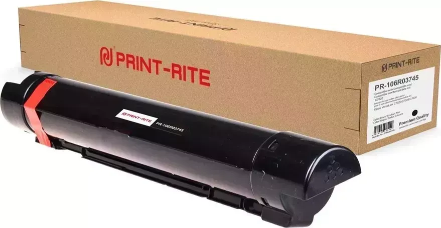 Расходный материал для печати Print-Rite PR-106R03745 (106R03745/TFXAINBPRJ) черный (Картридж)