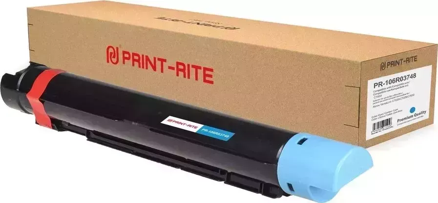 Расходный материал для печати Print-Rite PR-106R03748 (106R03748/TFXAIOCPRJ) голубой (Картридж)