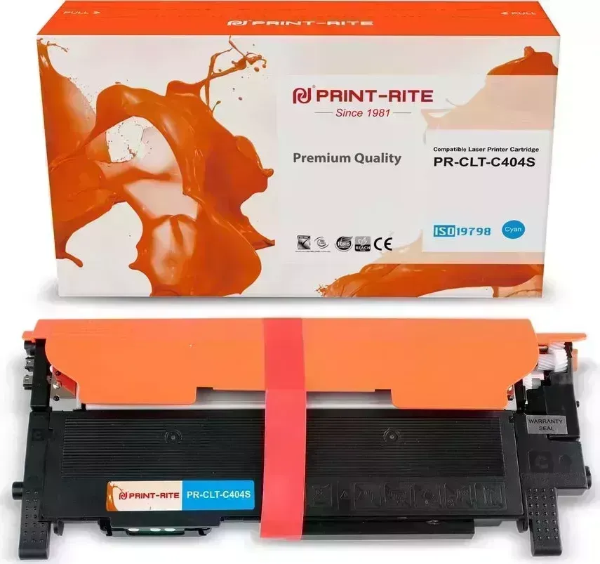 Расходный материал для печати Print-Rite PR-CLT-C404S (CLT-C404S/TFSFQWCPU1J) голубой (Картридж)
