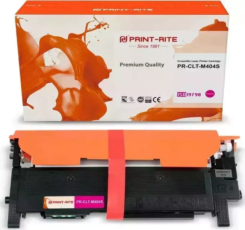 Расходный материал для печати Print-Rite PR-CLT-M404S (CLT-M404S/TFSFR3MPU1J) пурпурный (Картридж)