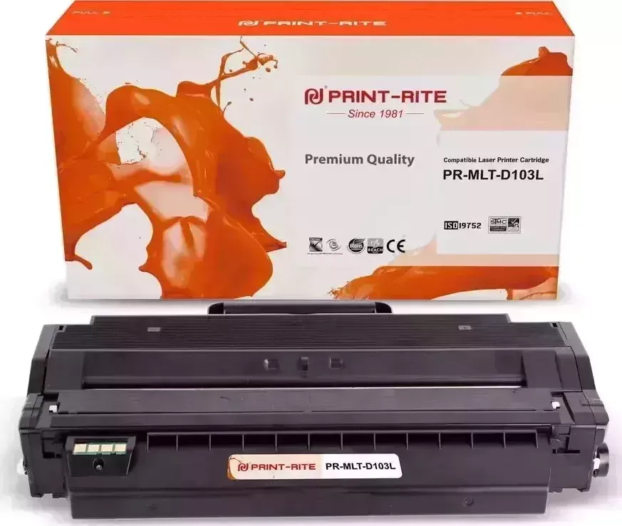 Расходный материал для печати Print-Rite PR-MLT-D103L (MLT-D103L/TFSFCTBPU1J) черный (Картридж)