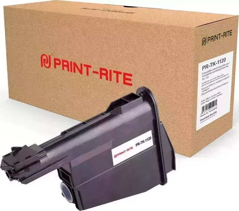Расходный материал для печати Print-Rite PR-TK-1120 (TK-1120/TFKAD6BPRJ) черный (Картридж)