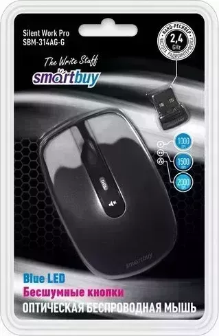 Мышь компьютерная SMARTBUY SBM-314AG-G