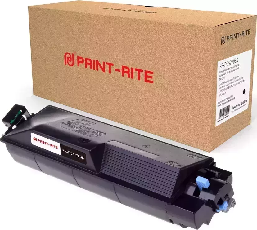 Расходный материал для печати Print-Rite PR-TK-5270BK (TK-5270BK/TFKAMQBPRJ) черный (Картридж)