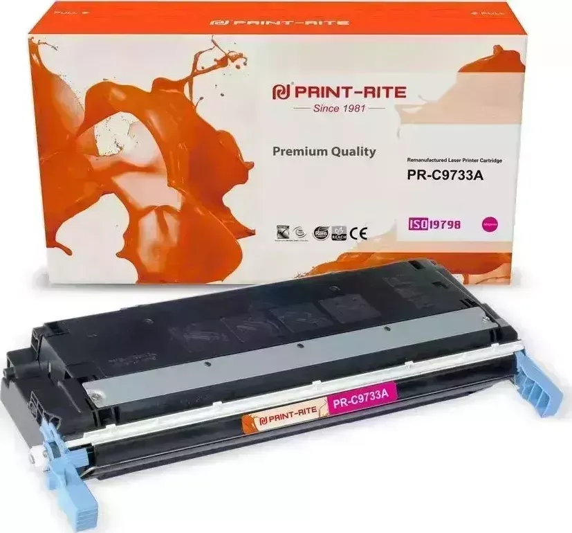 Расходный материал для печати Print-Rite PR-C9733A (C9733A/TRH217MPU1J) пурпурный (Картридж)