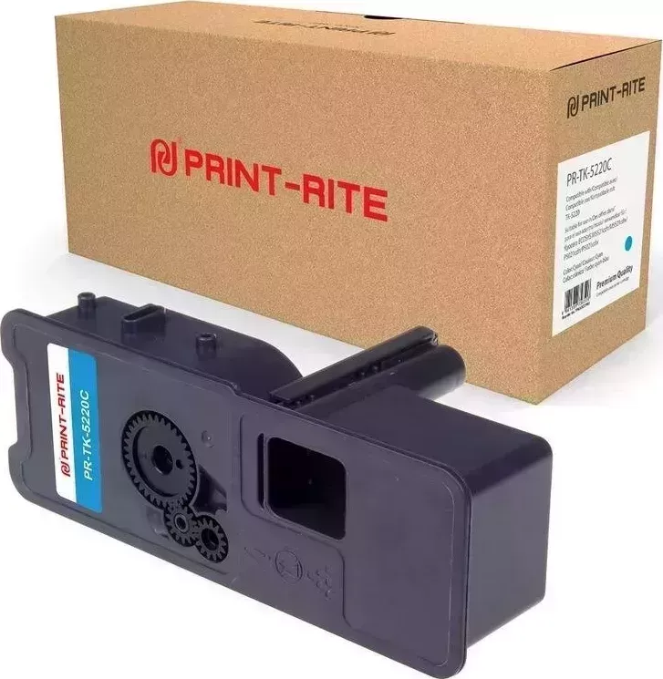 Расходный материал для печати Print-Rite PR-TK-5220C (TK-5220C/TFKADCCPRJ) голубой (Картридж)