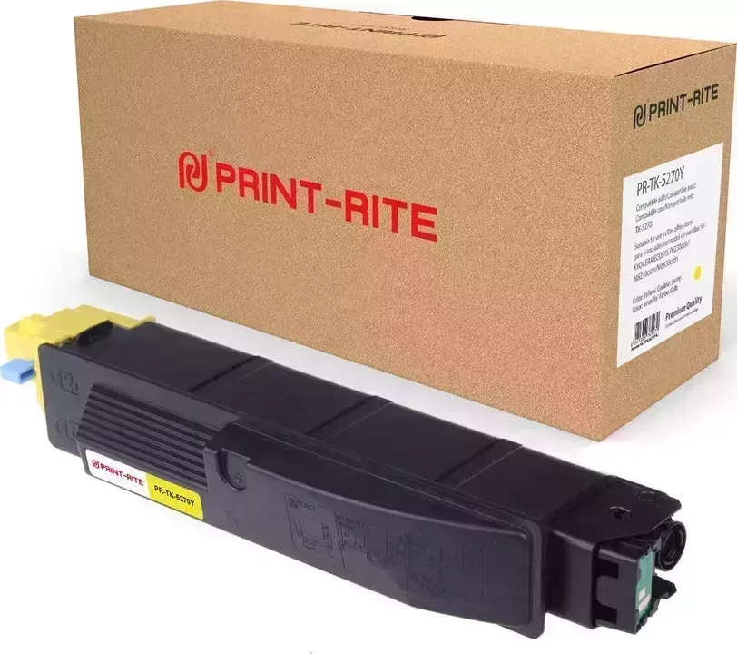 Расходный материал для печати Print-Rite PR-TK-5270Y (TK-5270Y/TFKAMTYPRJ) желтый (Картридж)