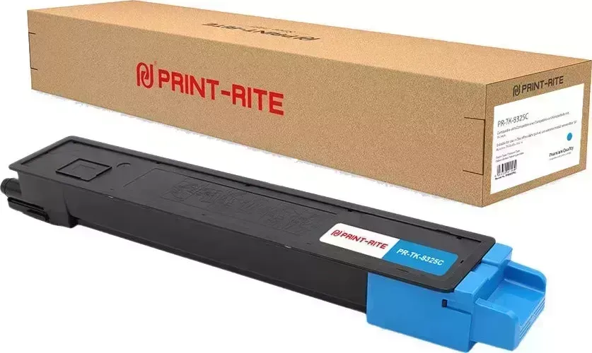 Расходный материал для печати Print-Rite PR-TK-8325C (TK-8325C/TFK880CPRJ) голубой (Картридж)