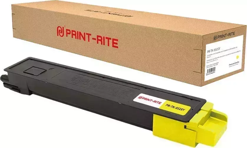 Расходный материал для печати Print-Rite PR-TK-8325Y (TK-8325Y/TFK882YPRJ) желтый (Картридж)