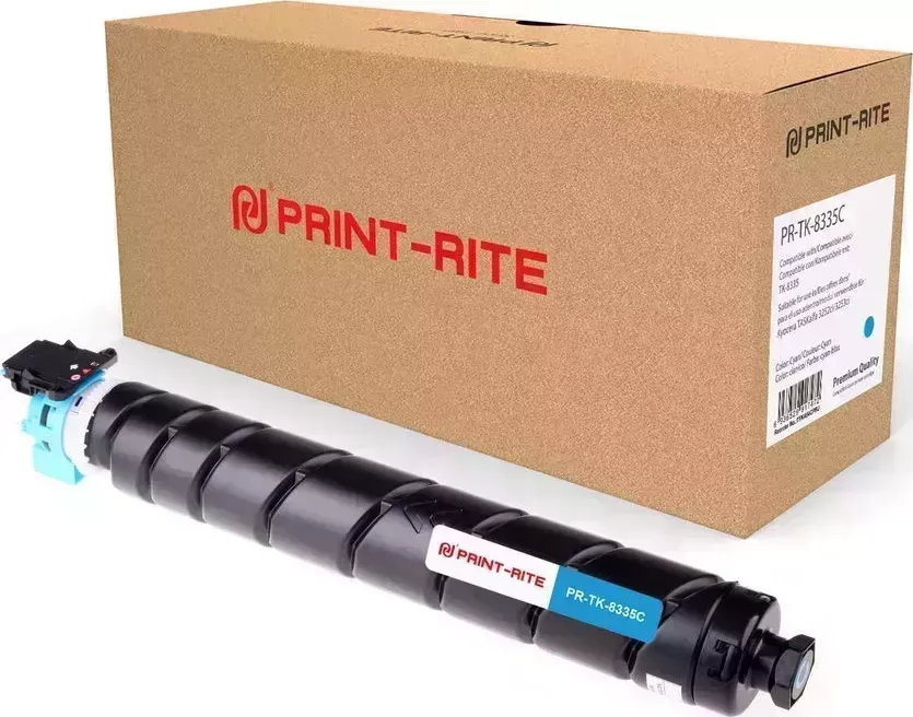 Расходный материал для печати Print-Rite PR-TK-8335C (TK-8335C/TFKA64CPRJ) голубой (Картридж)