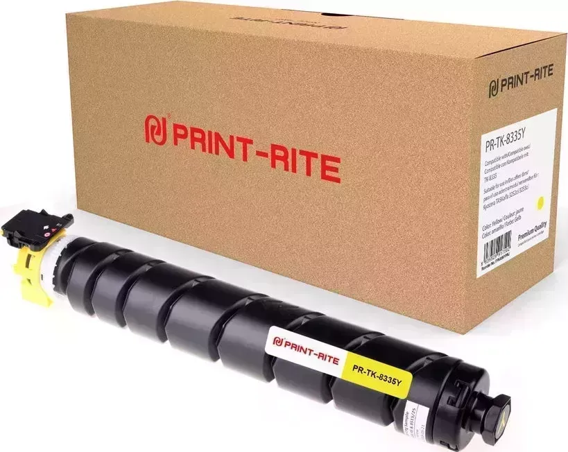 Расходный материал для печати Print-Rite PR-TK-8335Y (TK-8335Y/TFKA66YPRJ) желтый (Картридж)