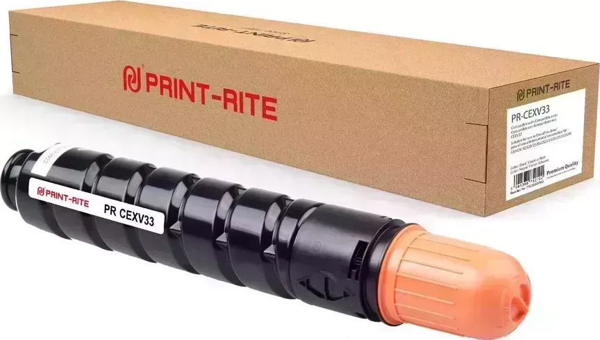 Расходный материал для печати Print-Rite PR-CEXV33 (C-EXV33/TFC555BPRJ) черный (Картридж)