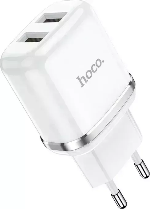 Сетевое зарядное устройство HOCO N4 белый (6931474731043)