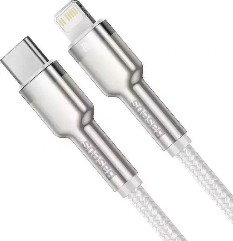 Кабель Baseus Type-C to iP PD 20W 2m White (CATLJK-B02)