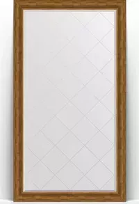 Зеркало Evoform с Exclusive-G Floor 114x204 см, в багетной раме - травленая бронза 99 мм (BY 6369)