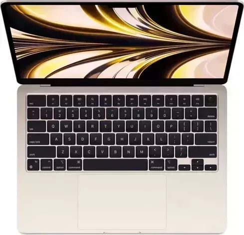 Ноутбук APPLE MacBook Air MacOS (только англ. ) starlight (Z15Z0006Y)