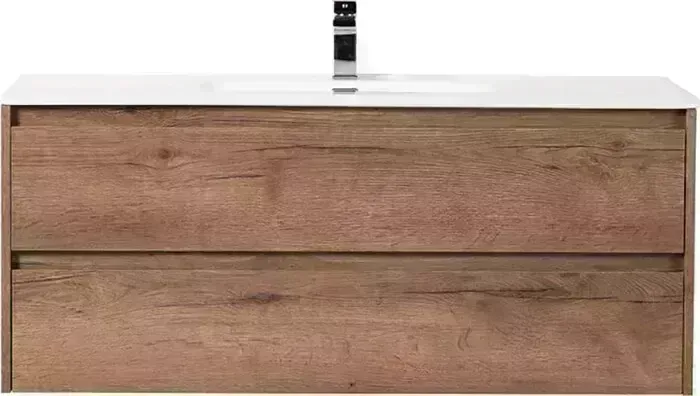 Тумба с раковиной BELBANGO с Kraft 120 два ящика, Rovere Tabacco (KRAFT-1200-2C-SO-RT, BB1200ETL)