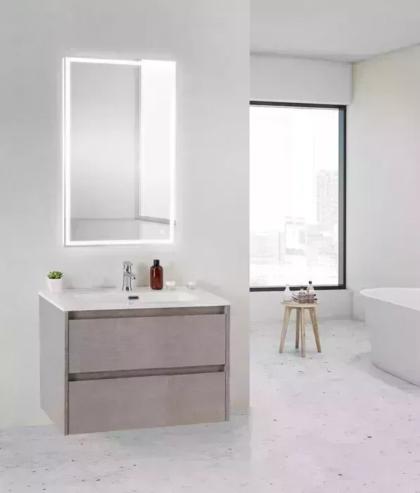 Мебель для ванной BELBANGO Kraft-39 70 Cemento Grigio