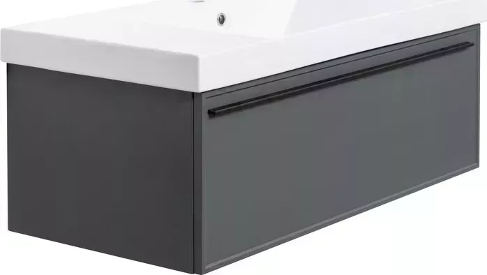 Тумба с раковиной La Fenice с Elba Grigio 100х47 серая (FNC-01-ELB-G-100, CU.NN.100)