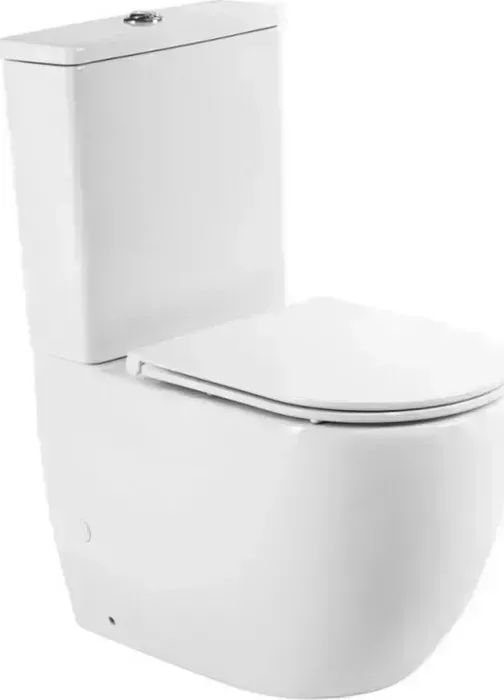 Унитаз компакт BELBANGO Унитаз- Sfera-TR тонкое сиденье микролифт (BB2128CPR, BB2128T, BB870SC)