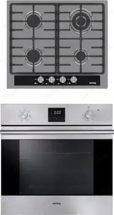 Встраиваемый комплект Korting HG 665 CTGX + OKB 560 CFX