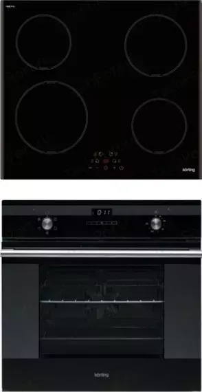 Встраиваемый комплект Korting HI 64013 B + OKB 760 FN