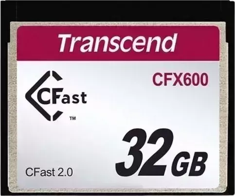 Карта памяти Transcend 32GB, CFast Card, SATA3, MLC, Embedded (TS32GCFX600)
