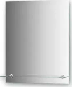 Зеркало Evoform Attractive 50х60 см, с фацетом 5 мм и полочкой 50 см (BY 0503)