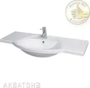 Раковина мебельная АКВАТОН Лацио 110 см белая (1A701931LC010)
