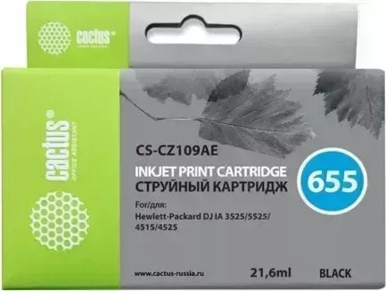 Расходный материал для печати CACTUS CS-CZ109AE N655 черный