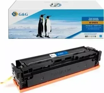 Расходный материал для печати G&G NT-CF531A голубой (Картридж)