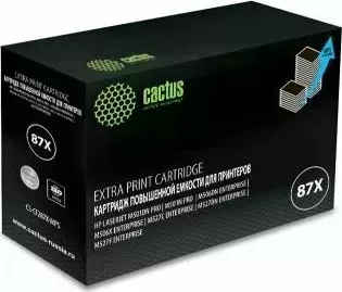 Расходный материал для печати CACTUS CS-CF287X-MPS черный