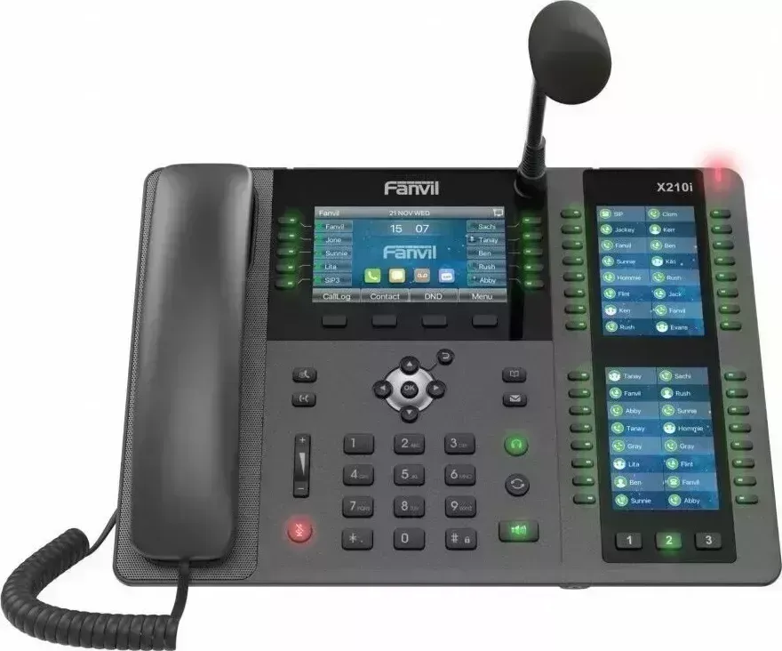 VoIP-телефон Fanvil X210i черный