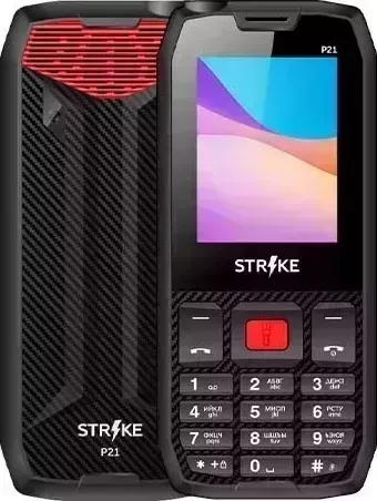 Телефон Strike P21 BLACK+RED