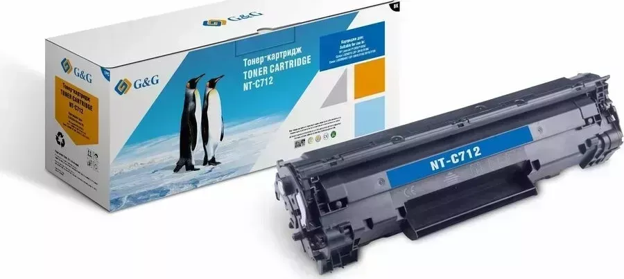 Расходный материал для печати G&G NT-C712 черный (Картридж)