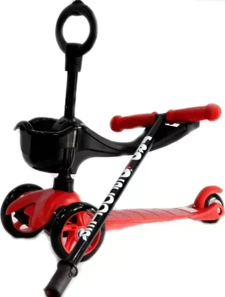 Самокат Trolo Mini 3 в 1 (красный)