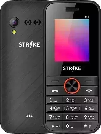Телефон Strike A14 BLACK+ORANGE