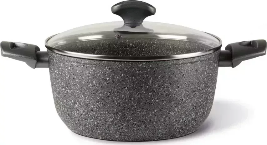 Кастрюля TVS MINERALIA 20см 2,7л с крышкой (BL48020291R001C)