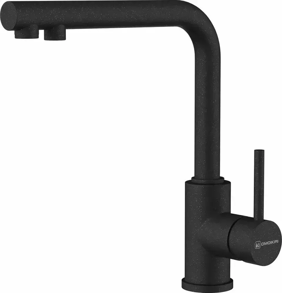 Смеситель для кухни OMOIKIRI Nakagawa 2 Plus-BL латунь/черный (4994414)