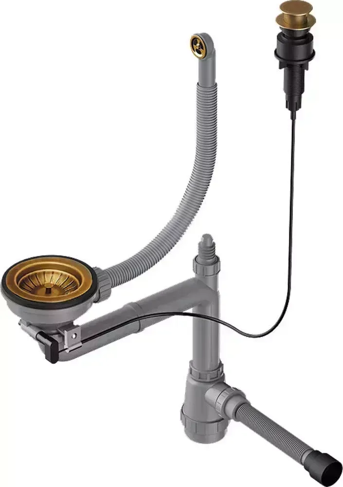 Сифон для кухонной мойки OMOIKIRI WK-1CL-R-AB022-A (4957092)