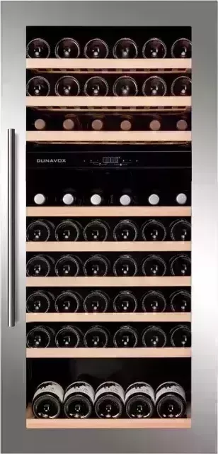 Встраиваемый винный шкаф  DUNAVOX DAVS-72.185DSS