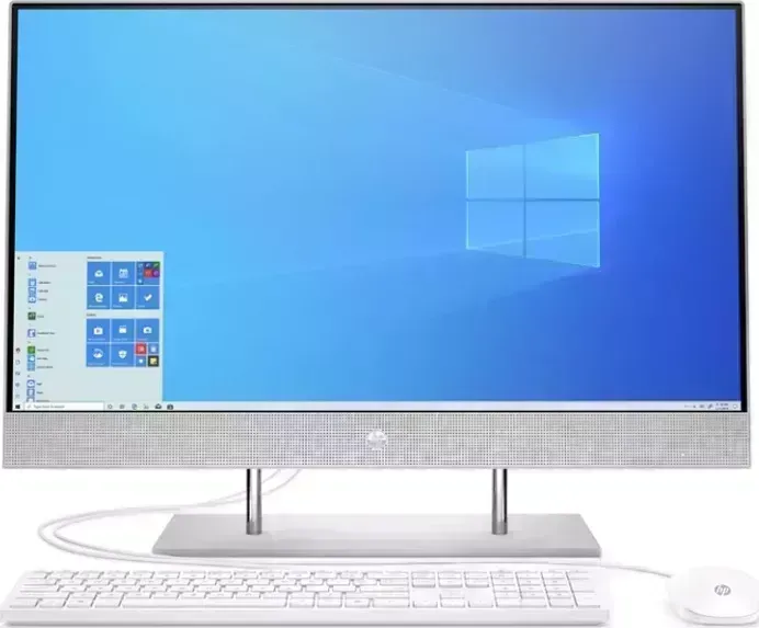 Моноблок HP 27-dp1013ny AiO FreeDOS silver (+ англ. ) (488J6EA)