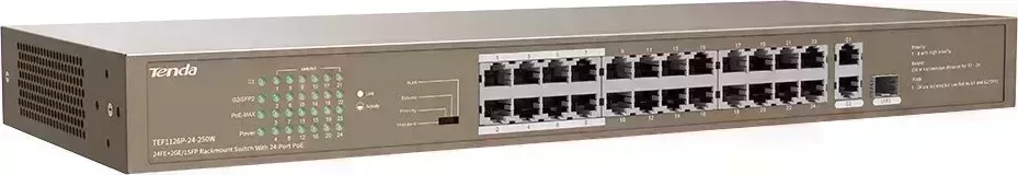 Коммутатор TENDA F1126P-24-250W