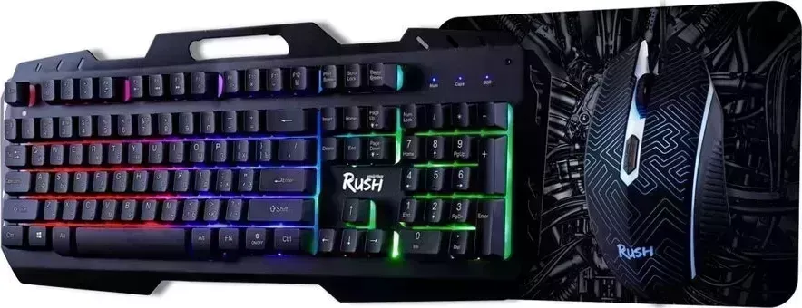 Клавиатура и мышь Rush мыши и клавиатуры Smartbuy SBC-355553-K RUSH Citadel Комплект и