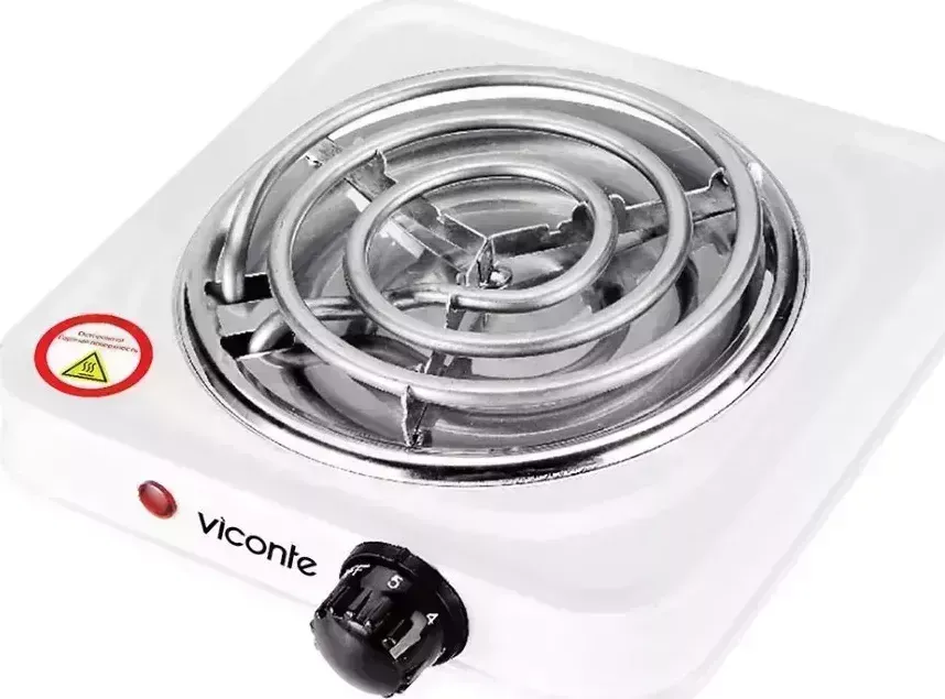 Настольная плита VICONTE VC-901 белая