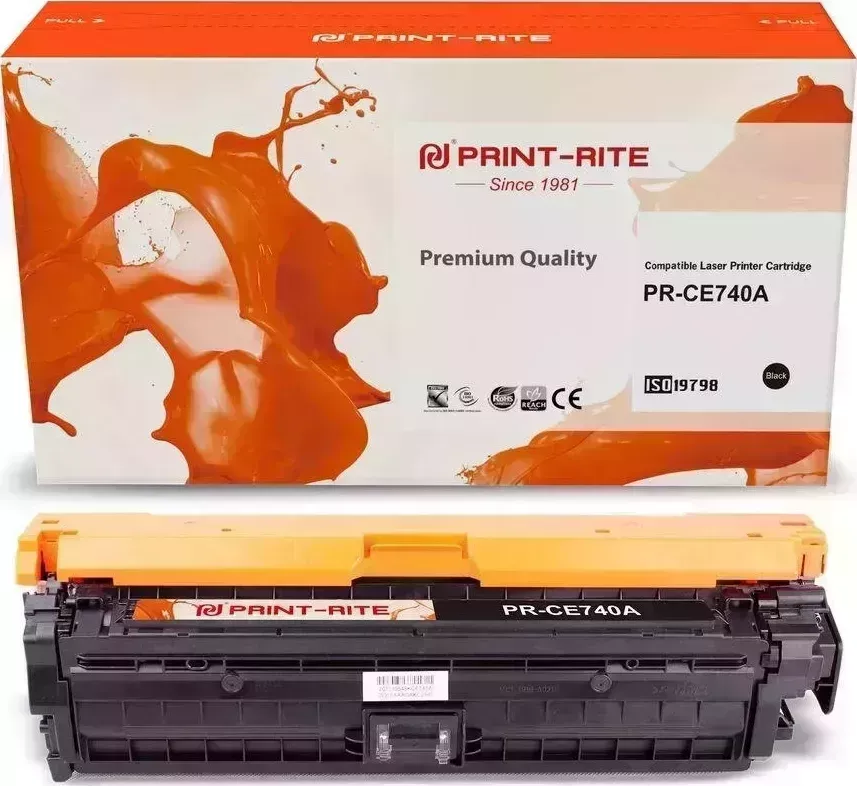 Расходный материал для печати Print-Rite PR-CE740A (CE740A/TFHAN5BPU1J) черный (Картридж)