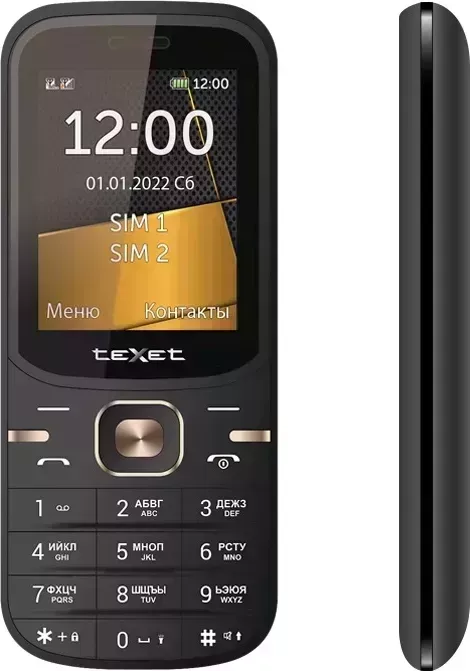 Телефон TeXet Смартфон TM-216 черный