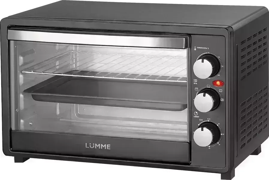 Мини-печь LUMME LU-1709 черный жемчуг