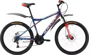 Велосипед BLACK ONE Element 26 D сине-красный 16"
