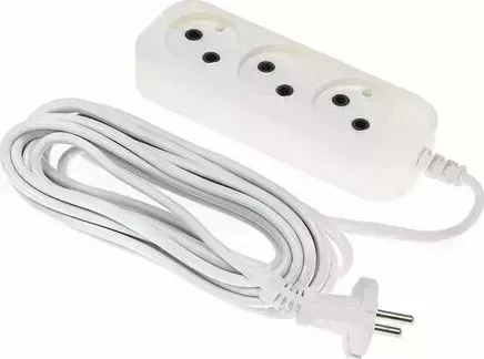Удлинитель BURO BU-PSL3.5/W 5м белый